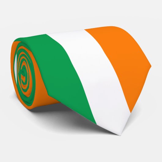Cravate Drapeau irlandais (Roulé)