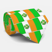 Cravate Drapeau irlandais chanceux (Roulé)