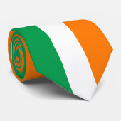 Cravate Drapeau irlandais de partie de Jour de la Saint (Roulé)