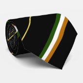 Cravate Drapeau irlandais de rayures (Roulé)