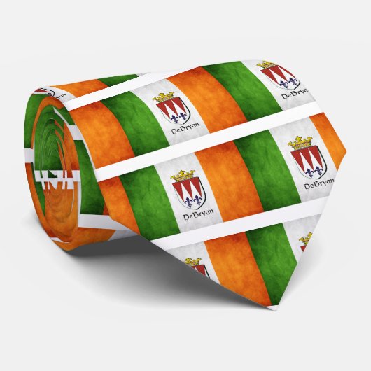 Cravate Drapeau irlandais DeBryan (Roulé)