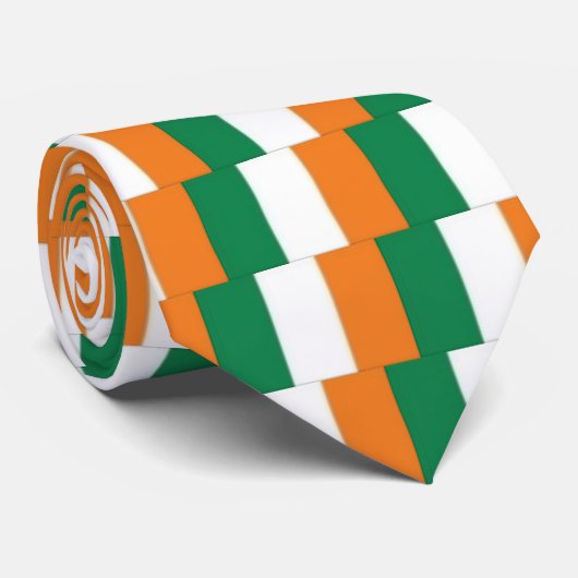 Cravate drapeau irlandais, drapeau irlandais, drapeau (Roulé)