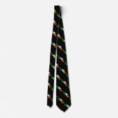Cravate Drapeau irlandais Grunge Mustache (Dos)