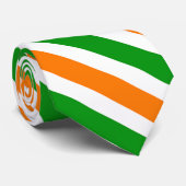 Cravate drapeau irlandais pour l'irlande (Roulé)