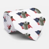 Cravate Drapeau irlandais Wolfhound (Roulé)