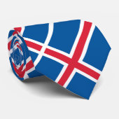 Cravate Drapeau Islande (Roulé)