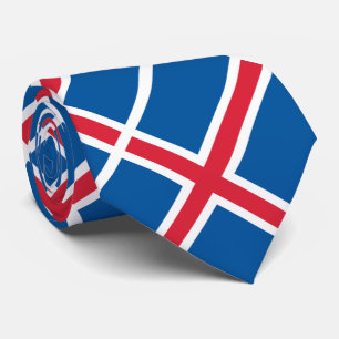 Cravate Drapeau Islande