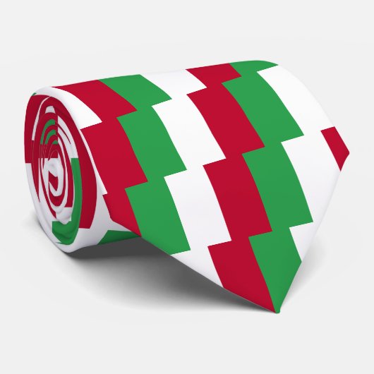 CRAVATE DRAPEAU ITALIEN (Roulé)