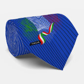 Cravate drapeau italien (Roulé)