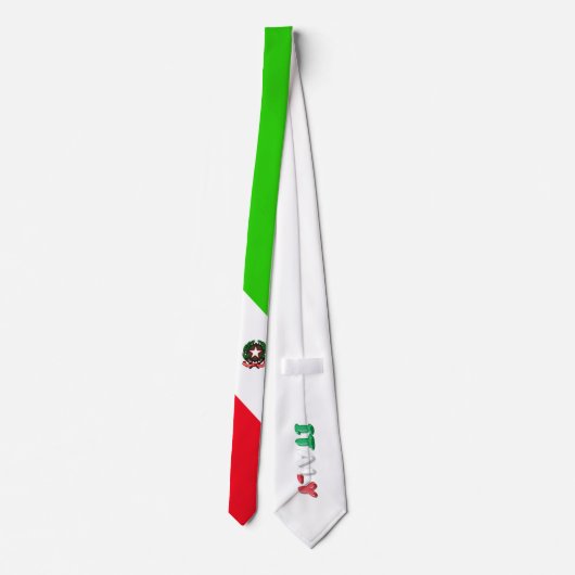 Cravate Drapeau italien (Dos)