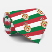 Cravate Drapeau italien avec insigne du Royaume d'Italie (Roulé)
