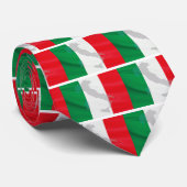 Cravate drapeau italien et Italie (Roulé)