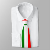 Cravate Drapeau italien Italie Vert, Blanc & Rouge Tricolo (Attaché)