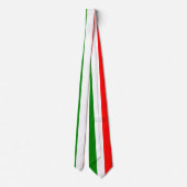 Cravate Drapeau italien Italie Vert, Blanc & Rouge Tricolo (Dos)