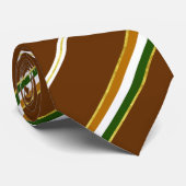 Cravate drapeau ivoirien à rayures (Roulé)
