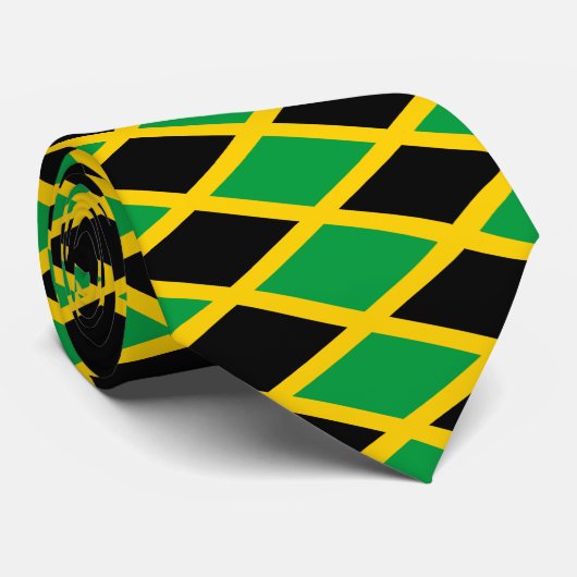 Cravate drapeau jamaïcain (Roulé)
