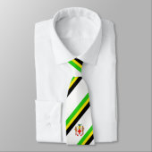 Cravate Drapeau jamaïcain de couleurs (Attaché)