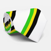 Cravate Drapeau jamaïcain de couleurs (Roulé)