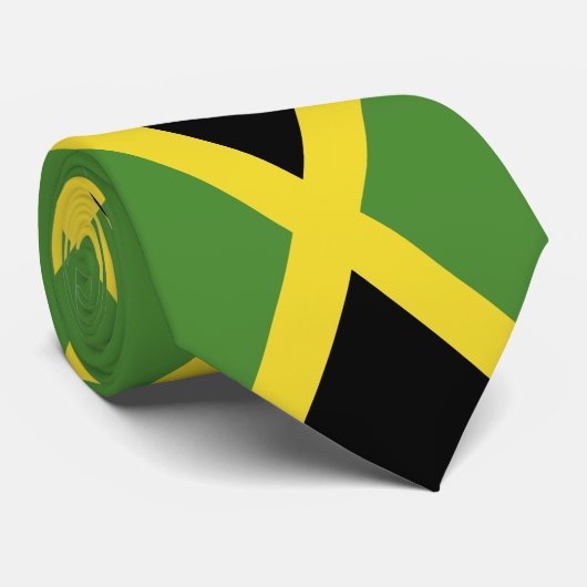 Cravate Drapeau Jamaïque (Roulé)