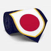 Cravate Drapeau Japon Personnalisé (Roulé)