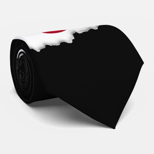 Cravate Drapeau japonais (Roulé)