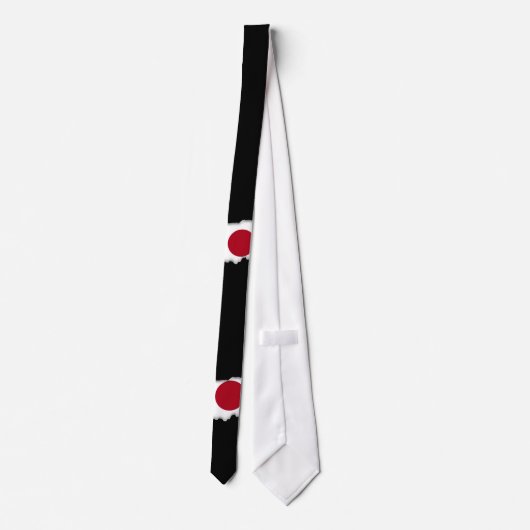 Cravate Drapeau japonais (Dos)