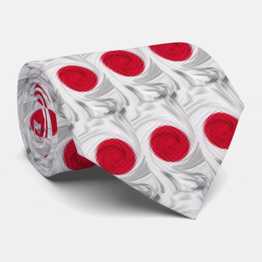 Cravate Drapeau japonais (Roulé)