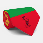 Cravate drapeau kanak (Roulé)