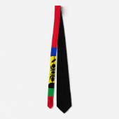 Cravate drapeau kanak (Dos)
