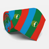 Cravate Drapeau Karachay Cherkessia (Roulé)