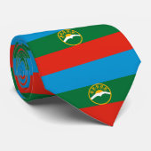 Cravate Drapeau Karachay Cherkessia (Roulé)