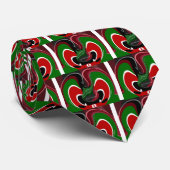 Cravate Drapeau Kényan en effervescence : un art moderne d (Roulé)