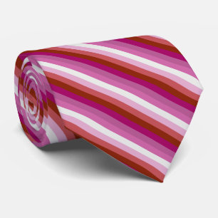 Cravate Drapeau lesbien