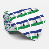Cravate Drapeau Lesotho (Roulé)