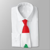 Cravate Drapeau libanais (Attaché)