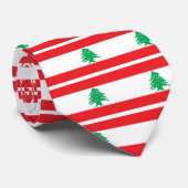 Cravate Drapeau libanais - drapeau de علملبنان du Liban (Roulé)