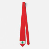 Cravate Drapeau libanais (Drapeau libanais) (Devant)