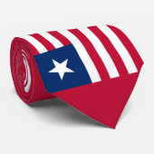 Cravate Drapeau libérien (Libéria) (Roulé)