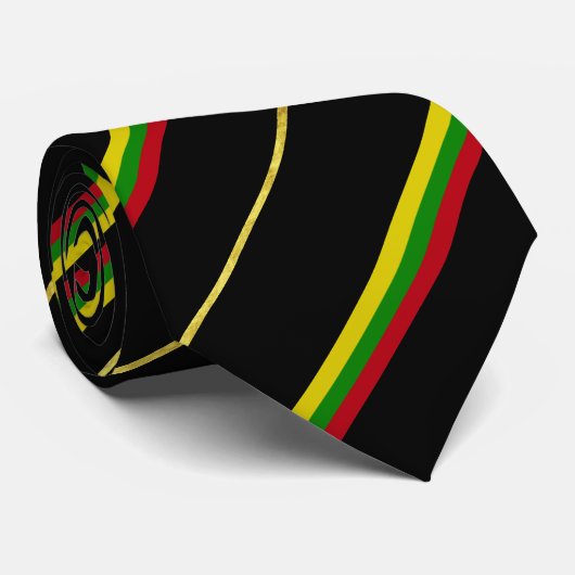 Cravate Drapeau lithuanien (Roulé)