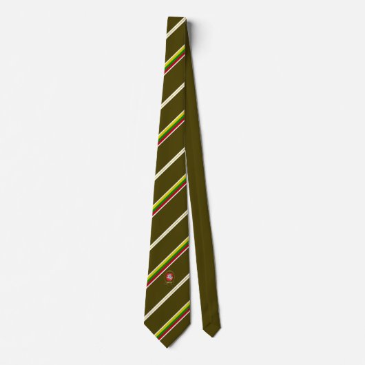 Cravate Drapeau lithuanien de rayures (Devant)