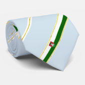 Cravate Drapeau Ljubljana Stripes (Roulé)