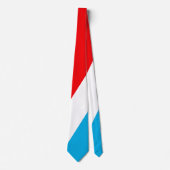 Cravate Drapeau luxembourgeois moderne Souvenir (Devant)