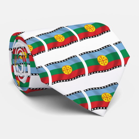 Cravate Drapeau Mapuches (Roulé)