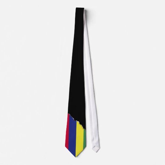 Cravate Drapeau Maurice (Devant)