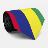 Cravate Drapeau Maurice (Roulé)