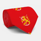 Cravate Drapeau médiéval de Finlande (Roulé)