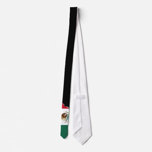 Cravate Drapeau mexicain classique (Dos)