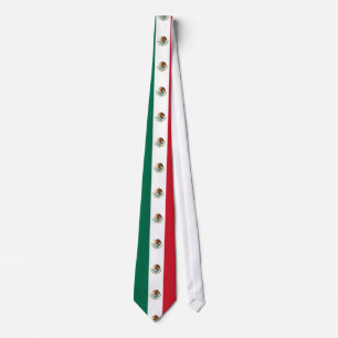 Cravate Drapeau Mexicain - Drapeau du Mexique