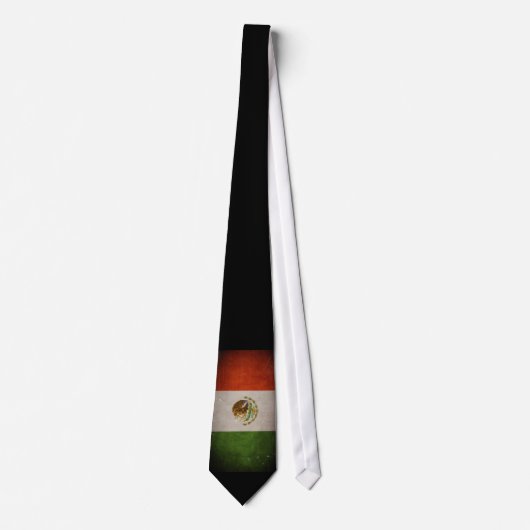 Cravate Drapeau mexicain grunge frais du Mexique (Devant)