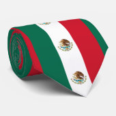 CRAVATE DRAPEAU MEXIQUE (Roulé)